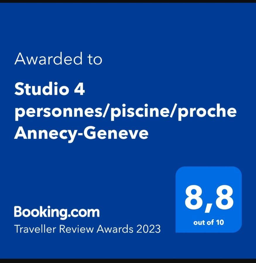 L'Oree Des Bornes-Appartement Avec Piscine Évires Eksteriør bilde